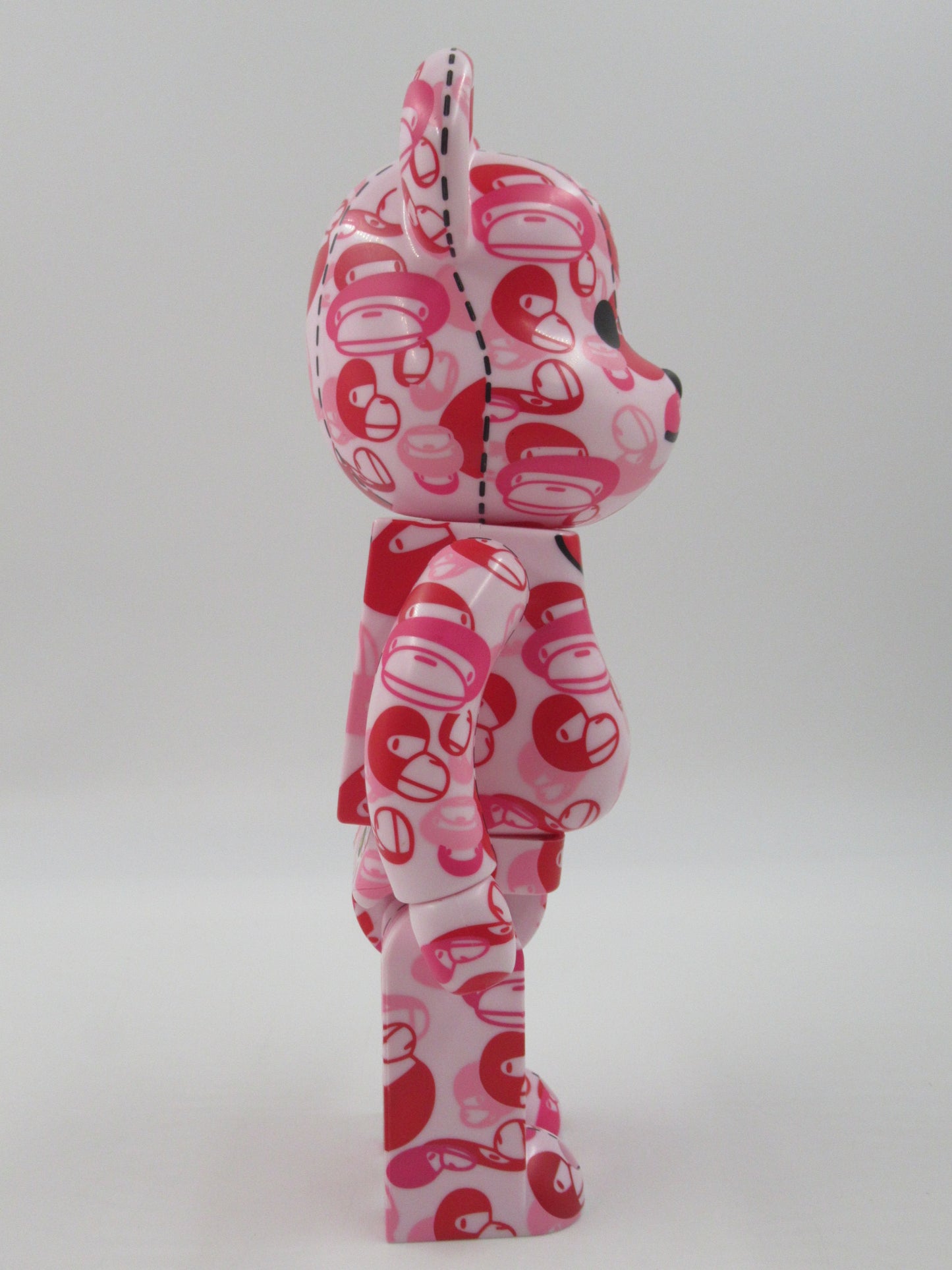 BEARBRICK Pink Milo Bape Play 400% Figure Medicom Toy (2007) Bathing Ape Art Toy