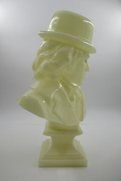 LUDWIG VAN Glow in the Dark Bust - Kozik x Ultraviolence (2008) Limited Edition GID Vinyl Art Toy