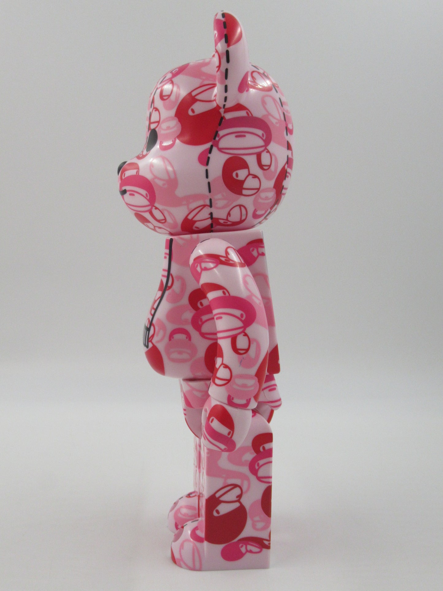 BEARBRICK Pink Milo Bape Play 400% Figure Medicom Toy (2007) Bathing Ape Art Toy