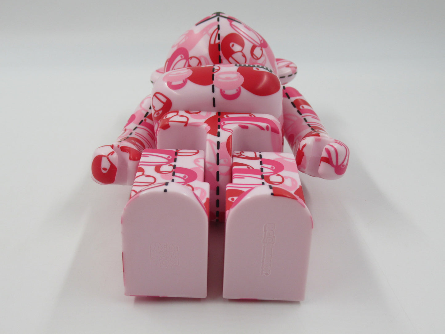 BEARBRICK Pink Milo Bape Play 400% Figure Medicom Toy (2007) Bathing Ape Art Toy