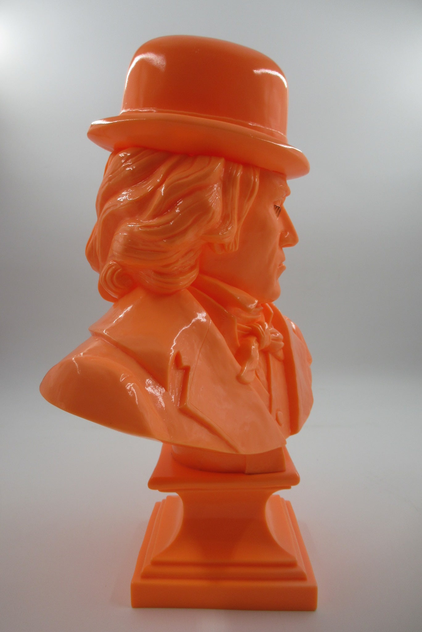 LUDWIG VAN Neon Orange Bust - Kozik x Ultraviolence (2008) Limited Edition Vinyl Art Toy