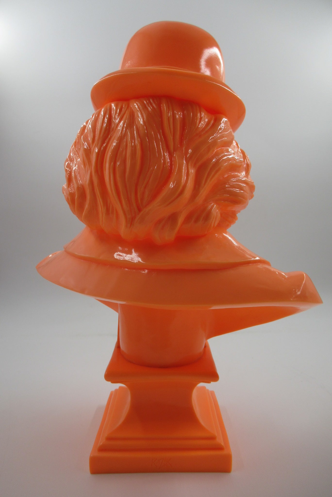 LUDWIG VAN Neon Orange Bust - Kozik x Ultraviolence (2008) Limited Edition Vinyl Art Toy