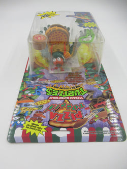 Teenage Mutant Ninja Turtles Pizza Tossin' Michaelangelo (Green Weapons) 5" Figure TMNTs - Playmates (1994)