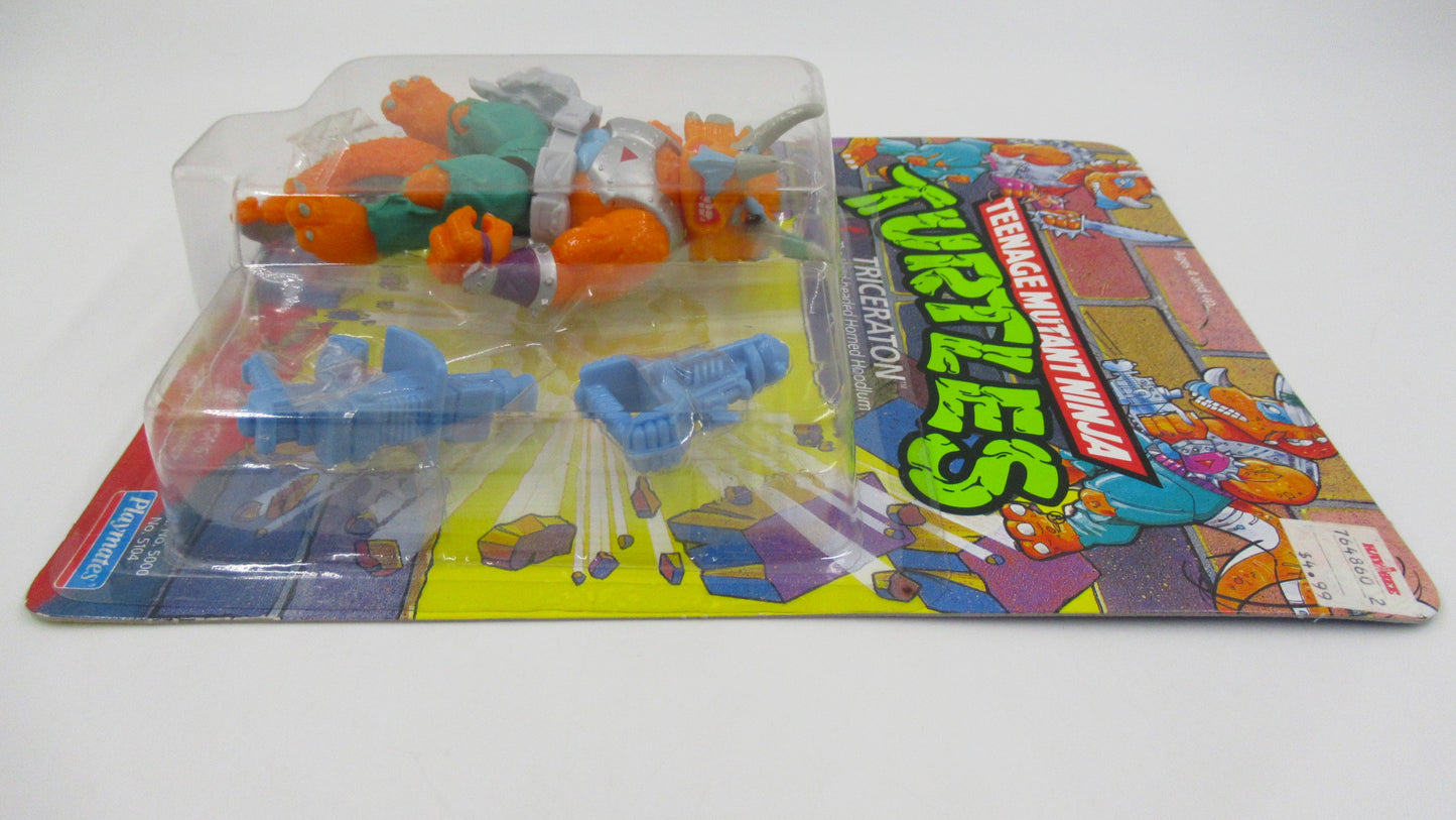 TMNT Triceraton 4.5" Figure Teenage Mutant Ninja Turtles - Playmates (1990)