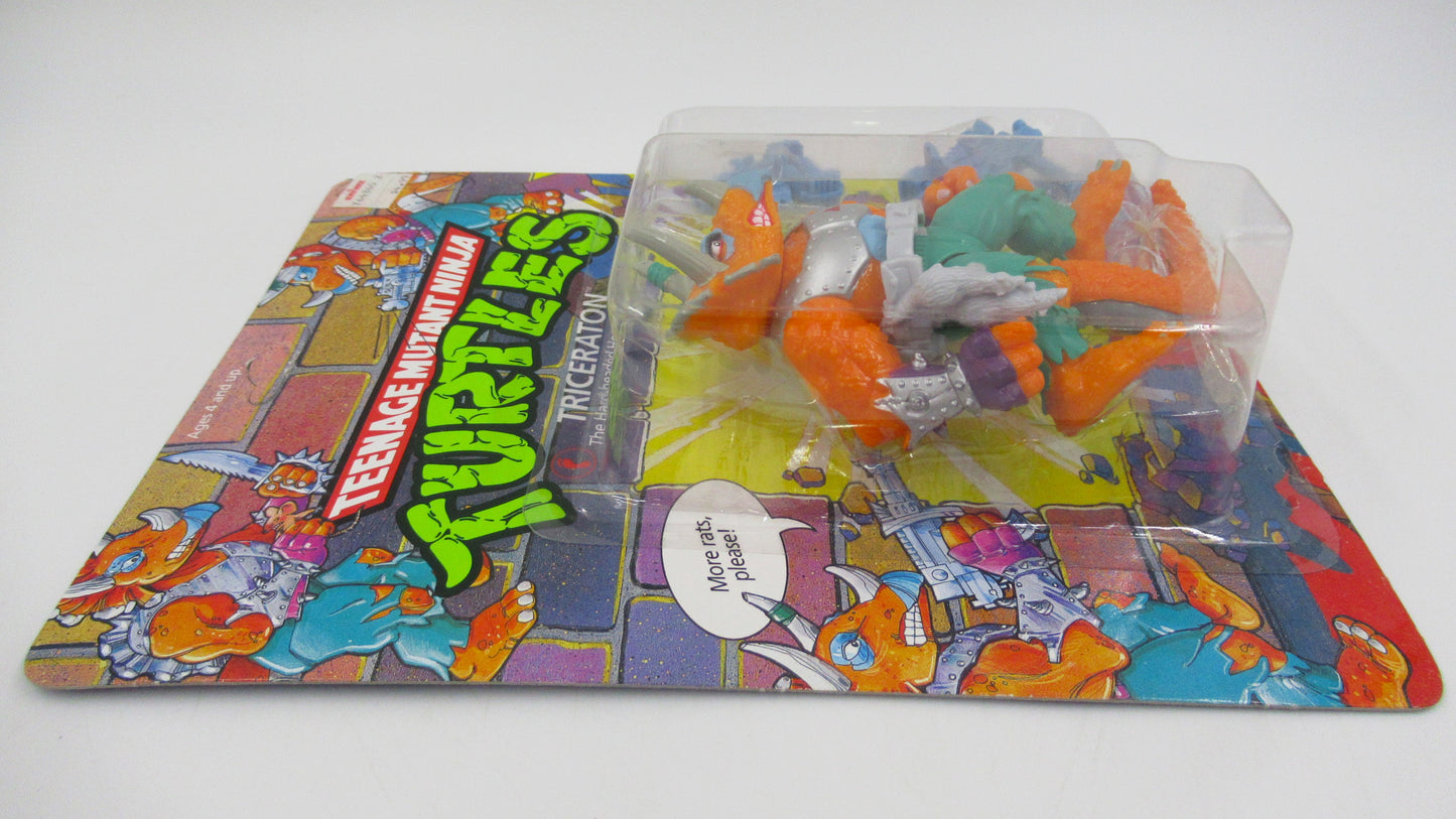 TMNT Triceraton 4.5" Figure Teenage Mutant Ninja Turtles - Playmates (1990)