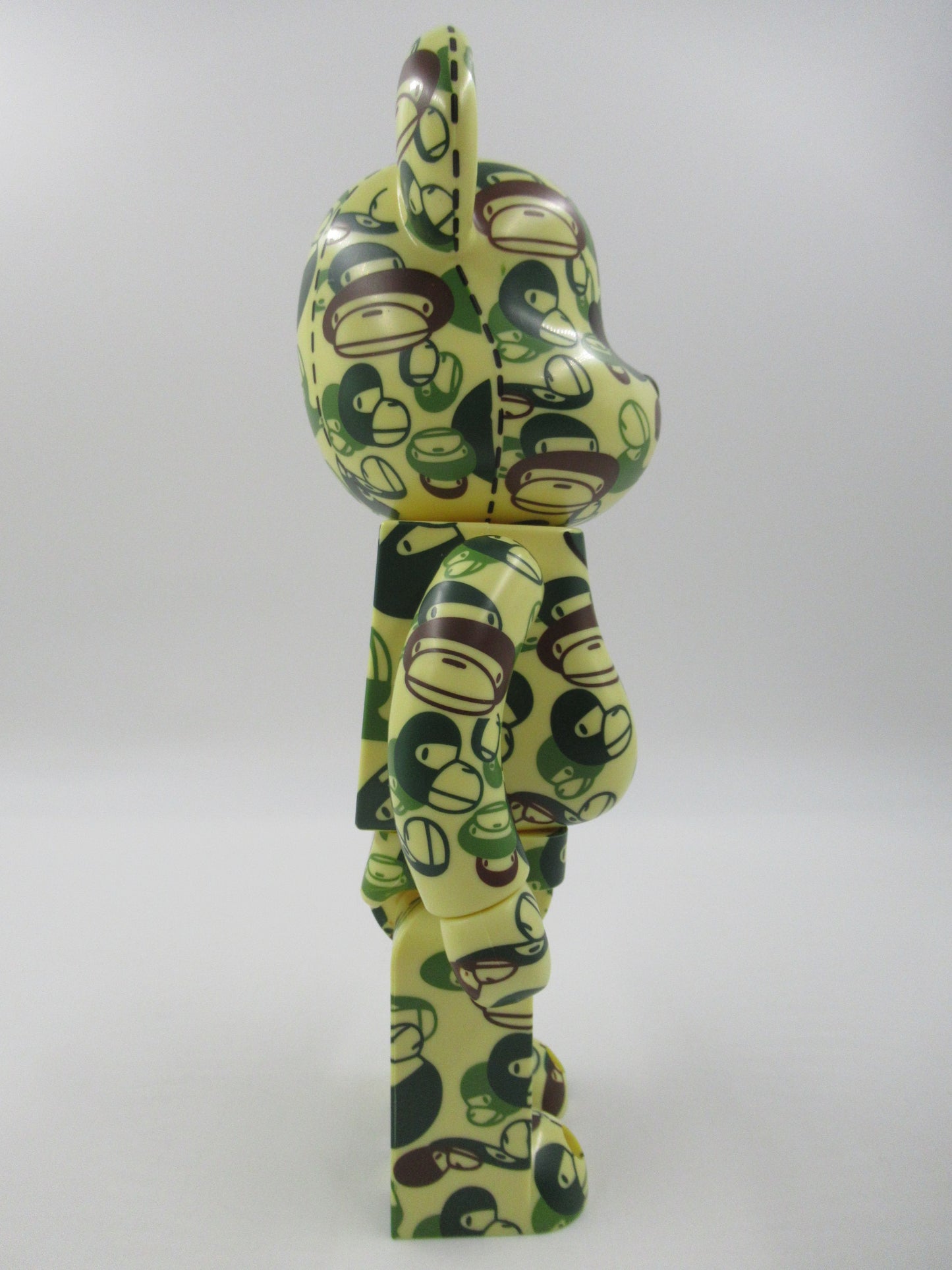 BEARBRICK Green Milo Bape Play 400% Figure - Medicom Toy (2007) Bathing Ape Art Toy