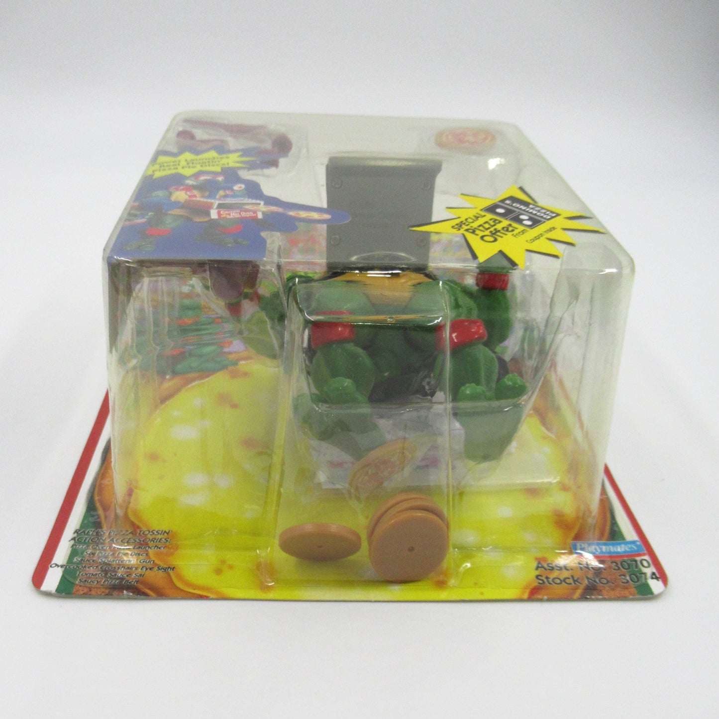 TMNT Pizza Tossin' Raphael (Purple Weapons) 5" Figure Teenage Mutant Ninja Turtles - Playmates (1994)