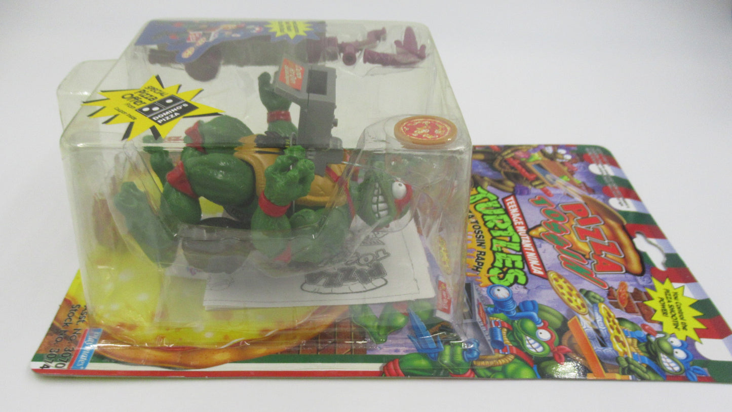 TMNT Pizza Tossin' Raphael (Purple Weapons) 5" Figure Teenage Mutant Ninja Turtles - Playmates (1994)