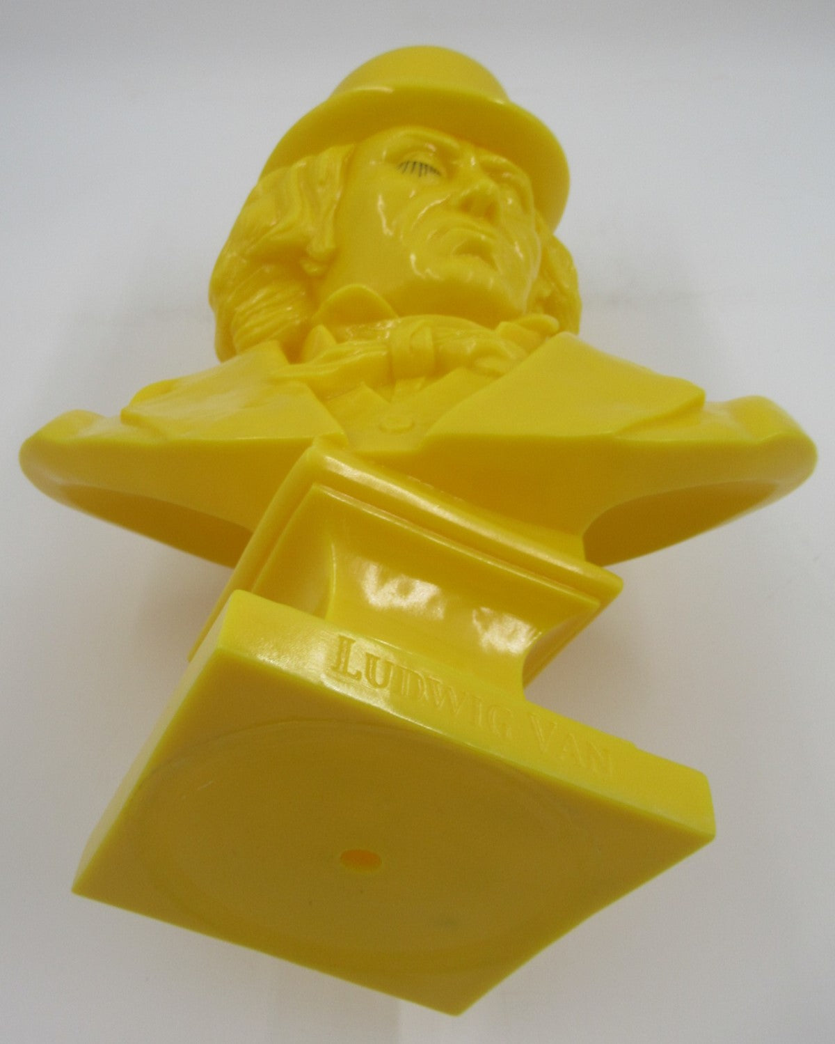 LUDWIG VAN Neon Yellow Bust - Kozik x Ultraviolence (2008) Limited Edition Vinyl Art Toy