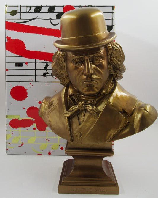 LUDWIG VAN Bronze Bust - Kozik x Ultraviolence (2008) Limited Edition Vinyl Art Toy