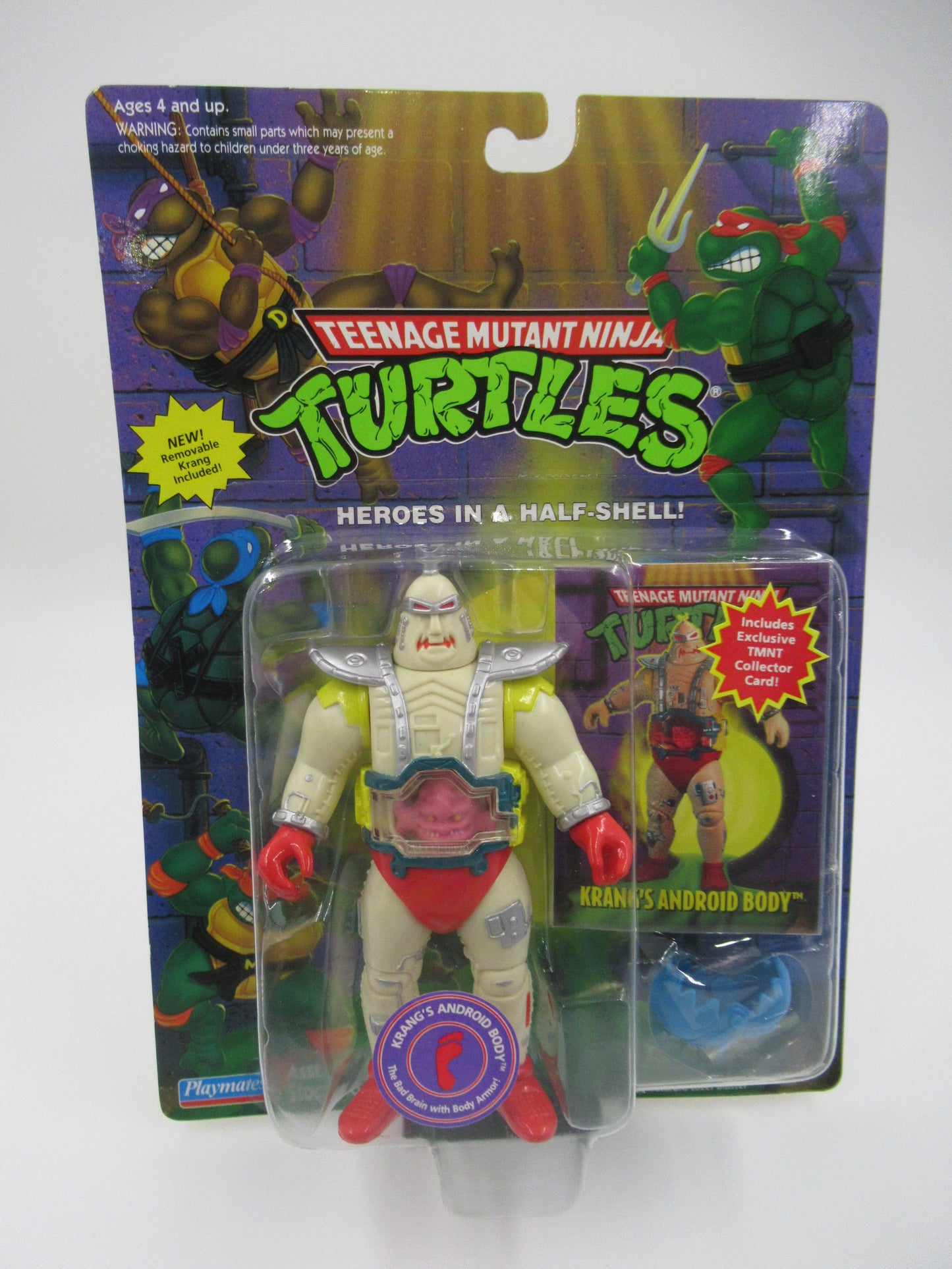 TMNT Krang's Android Body Figure + Baxter Stockman Teenage Mutant Ninja Turtles - Playmates (1995)