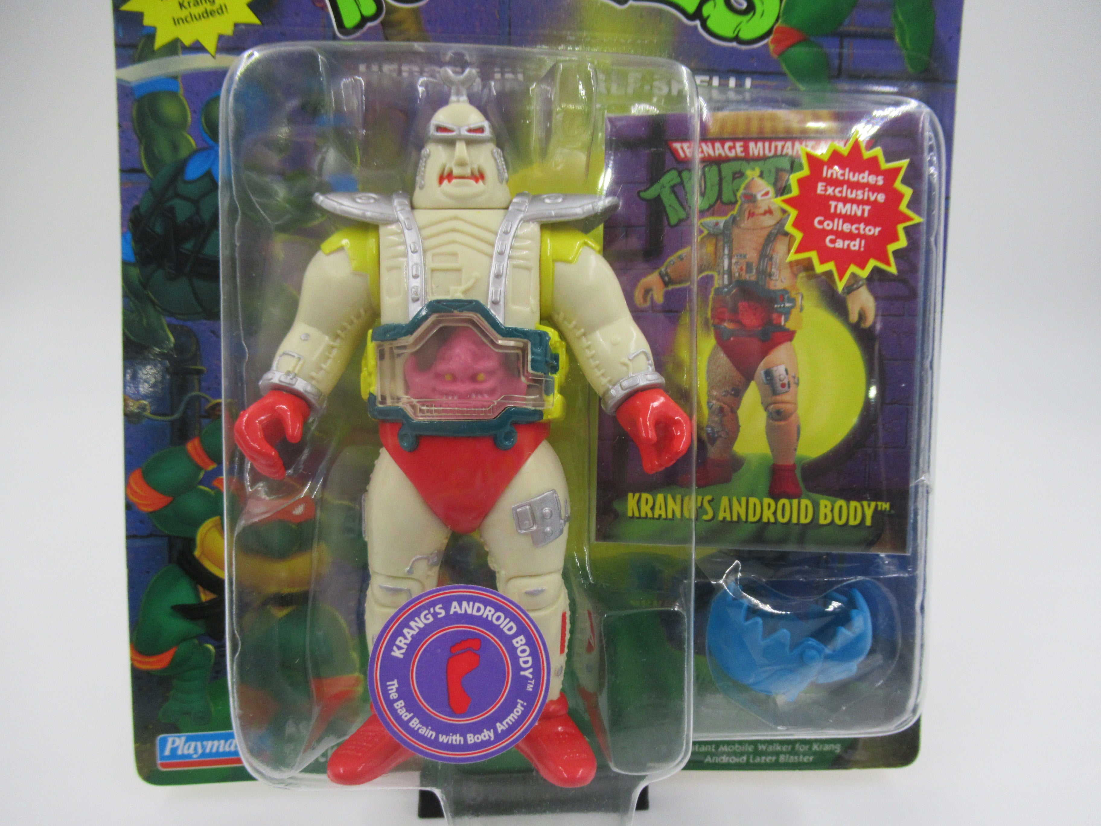 Teenage Mutant Ninja Turtles Krang's Android Body Figure + Baxter Stockman TMNTs - Playmates (1995)