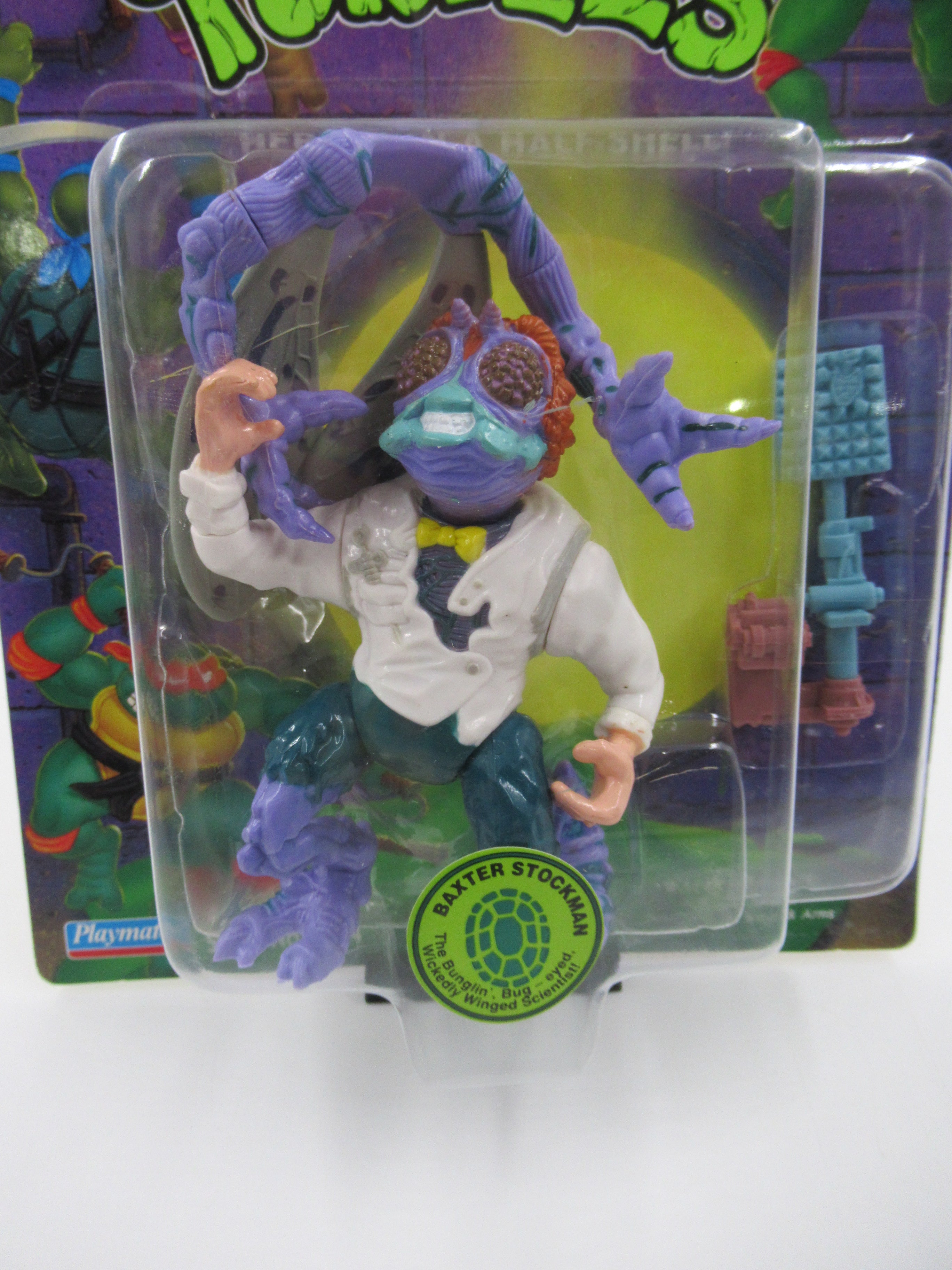 Teenage Mutant Ninja Turtles Krang's Android Body Figure + Baxter Stockman TMNTs - Playmates (1995)