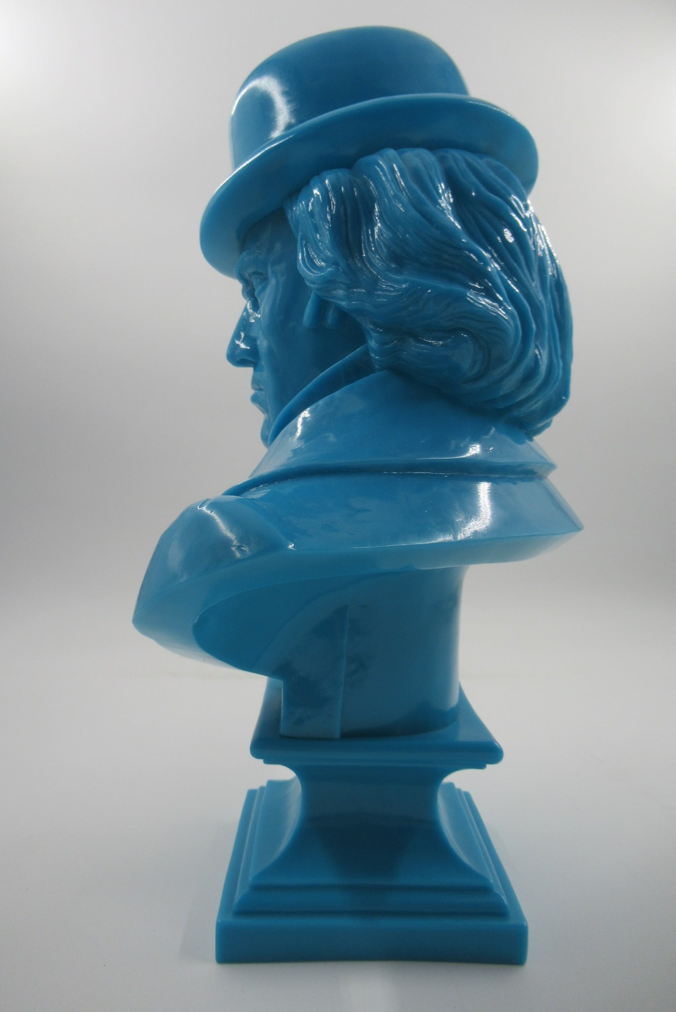 LUDWIG VAN Neon Blue Bust - Kozik x Ultraviolence (2008) Limited Edition Vinyl Art Toy