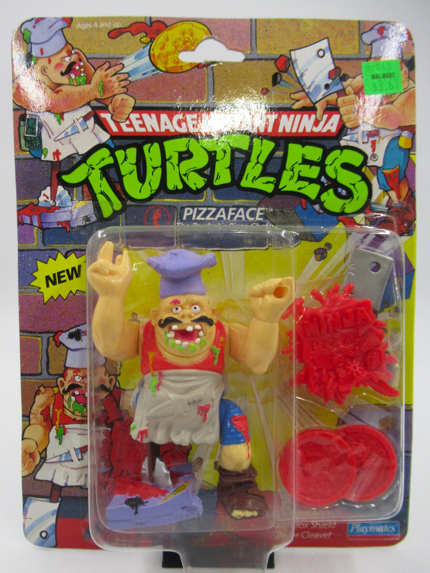 TMNT Pizzaface 4.5" Figure Teenage Mutant Ninja Turtles - Playmates (1990)