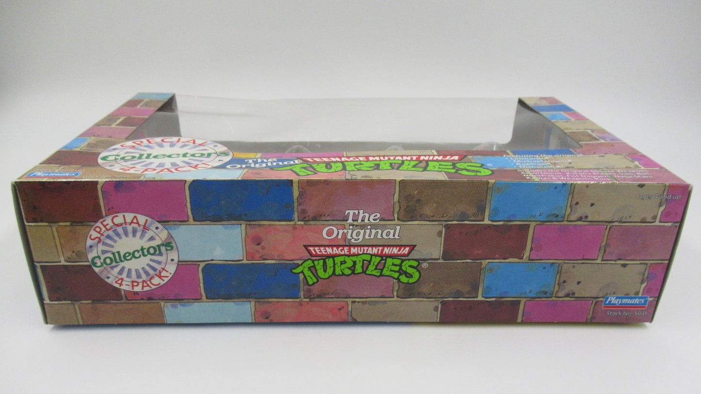 TMNT Original Teenage Mutant Ninja Turtles Collector's Special 4-Pack & Coloring Book - Playmates (1992)