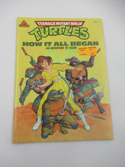 Teenage Mutant Ninja Turtles Original TMNTs Collector's Special 4-Pack & Coloring Book - Playmates (1992)