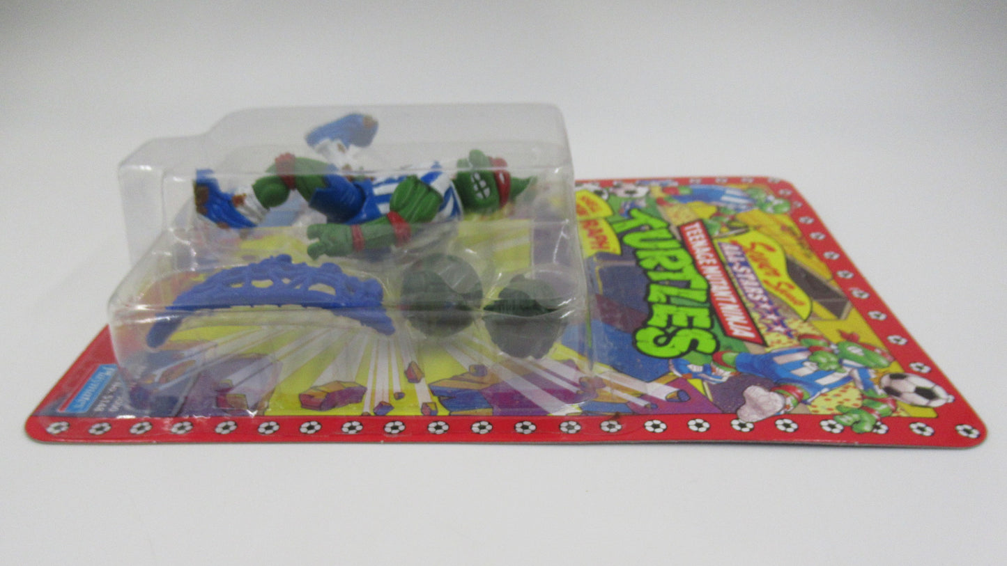 TMNT Shell Kickin’ Raph Sewer Sports All-Star 4.5" Figure Teenage Mutant Ninja Turtles - Playmates (1991) x2