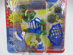 Teenage Mutant Ninja Turtles Shell Kickin’ Raph Sewer Sports All-Star 4.5" Figure TMNTs - Playmates (1991) x2