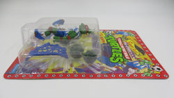 Teenage Mutant Ninja Turtles Shell Kickin’ Raph Sewer Sports All-Star 4.5" Figure TMNTs - Playmates (1991) x2