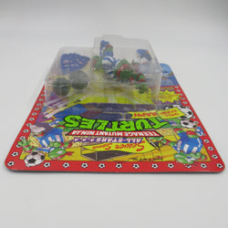 Teenage Mutant Ninja Turtles Shell Kickin’ Raph Sewer Sports All-Star 4.5" Figure TMNTs - Playmates (1991) x2