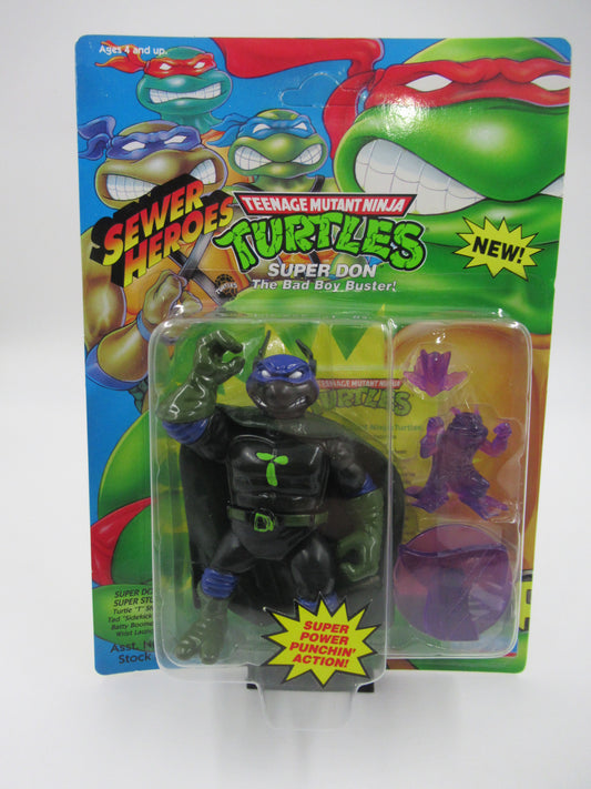 TMNT Sewer Heroes Super Donatello Figure Teenage Mutant Ninja Turtles - Playmates (1993)