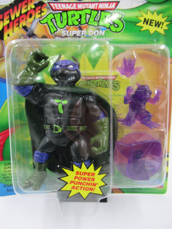 Teenage Mutant Ninja Turtles Sewer Heroes Super Donatello Figure TMNTs - Playmates (1993)