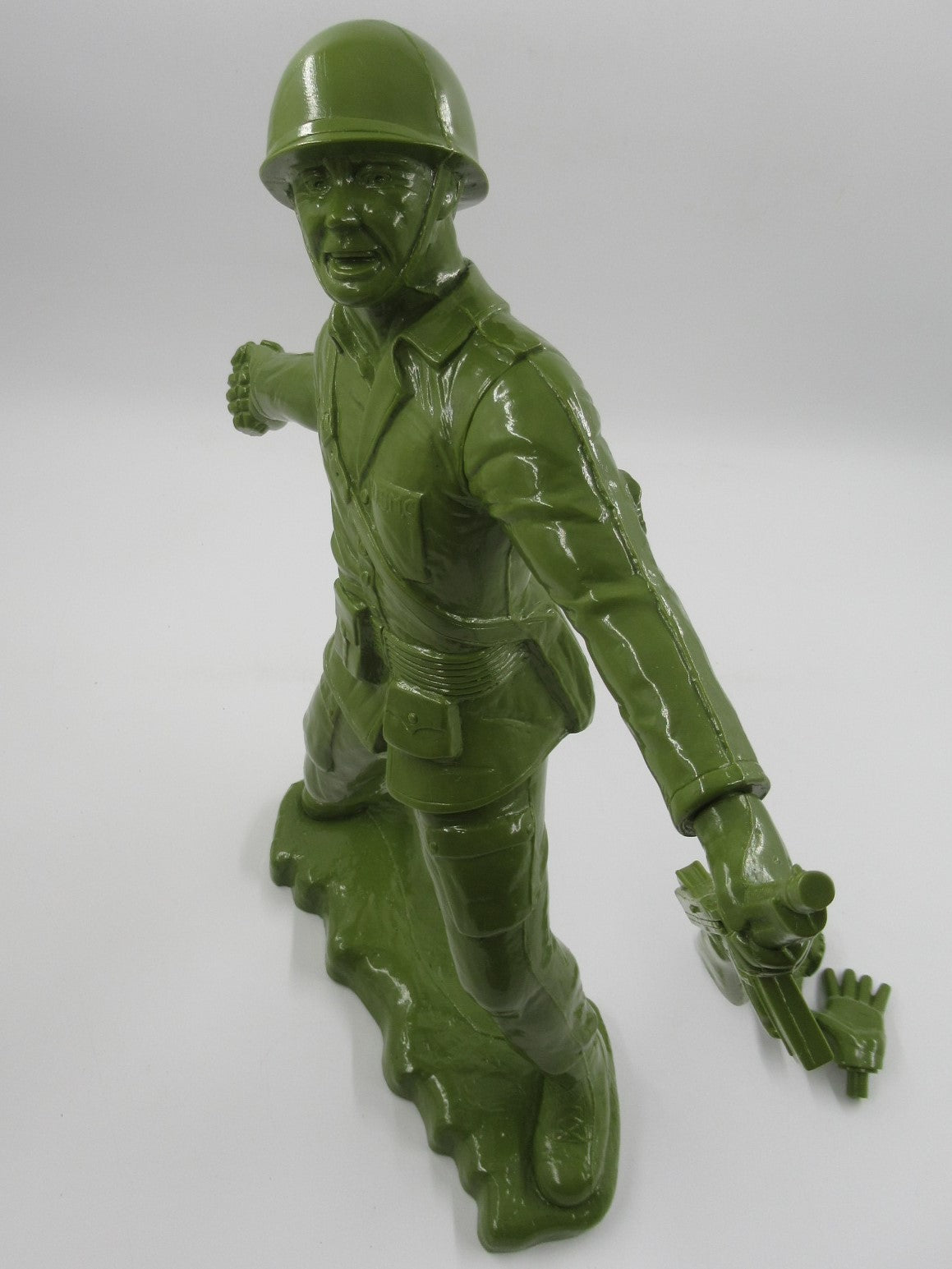 BIG ARMY MAN Green Vinyl Figure - Kozik x Ultraviolence (2009) Limited Edition Designer Art Toy