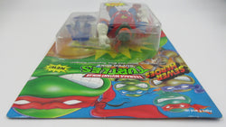 Teenage Mutant Ninja Turtles Sewer Heroes Super Michaelangelo (Blue Weapons) Figure TMNTs - Playmates (1993)