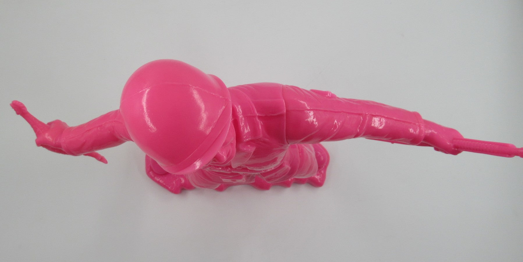 BIG ARMY MAN Pink Vinyl Figure - Kozik x Ultraviolence (2009) Limited Edition Designer Art Toy