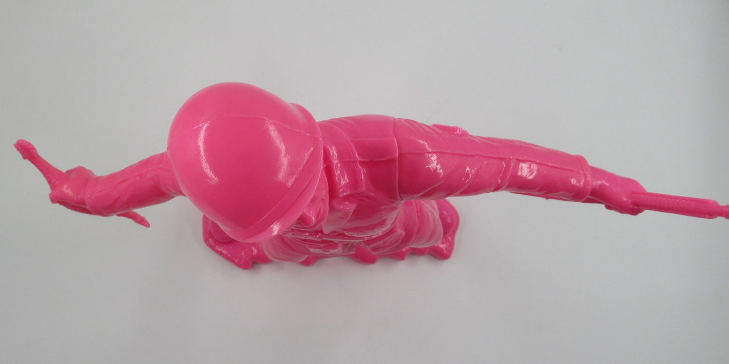 BIG ARMY MAN Pink Vinyl Figure - Kozik x Ultraviolence (2009) Limited Edition Designer Art Toy