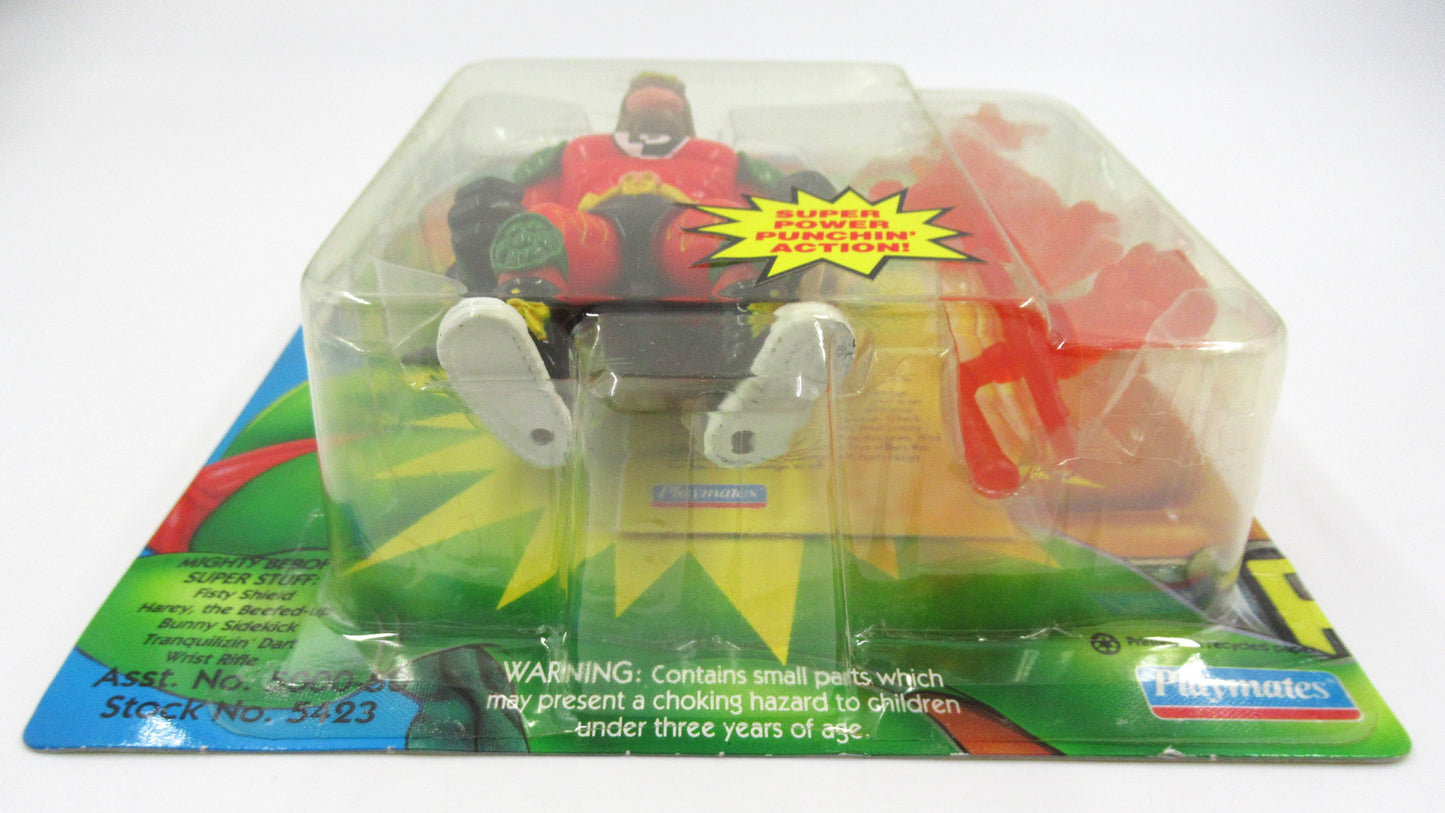 TMNT Sewer Heroes Mighty Bebop (Orange Weapons) 4.5" Figure Teenage Mutant Ninja Turtles - Playmates (1993)