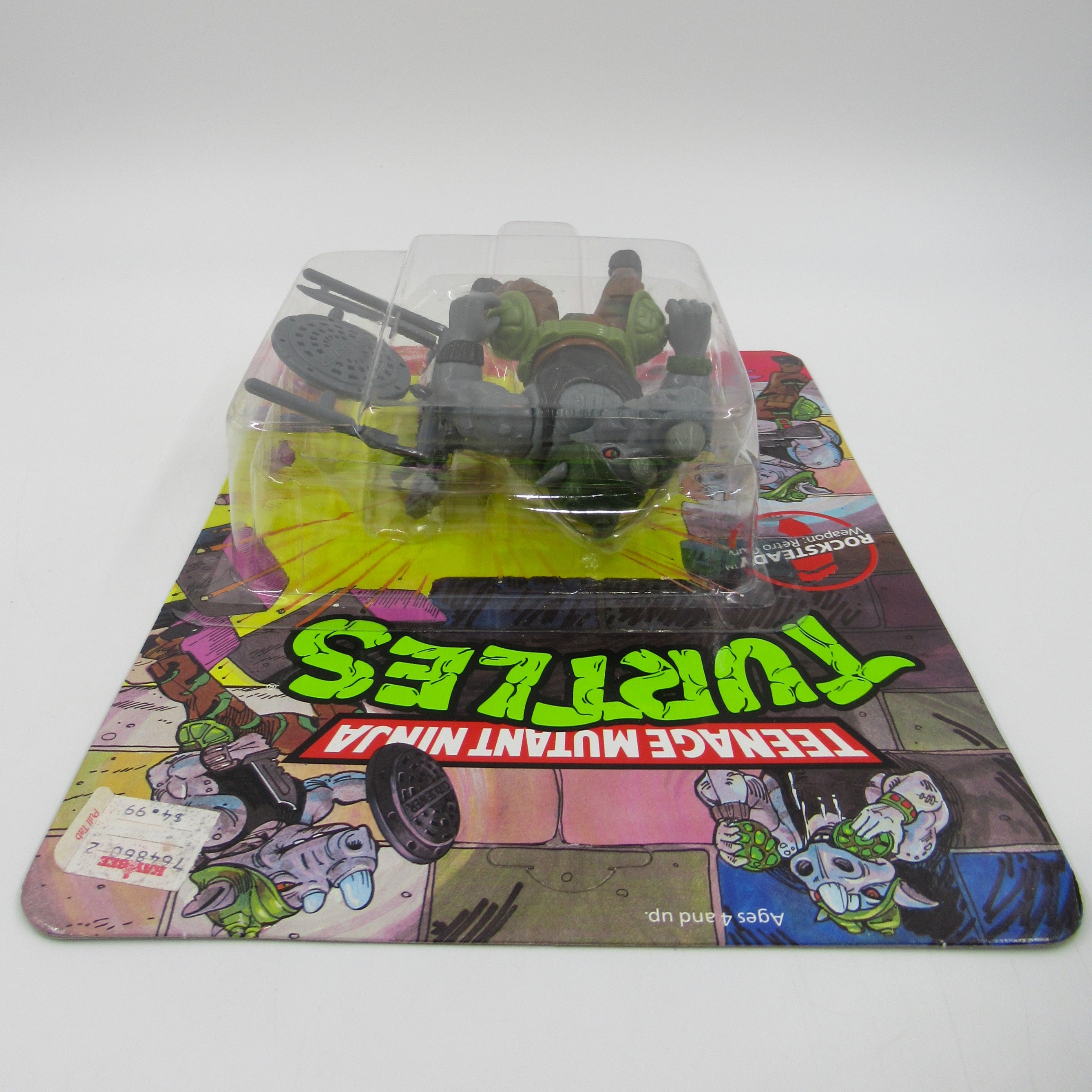 Teenage Mutant Ninja Turtles Rocksteady 4.5" Figure TMNTs - Playmates (1990)