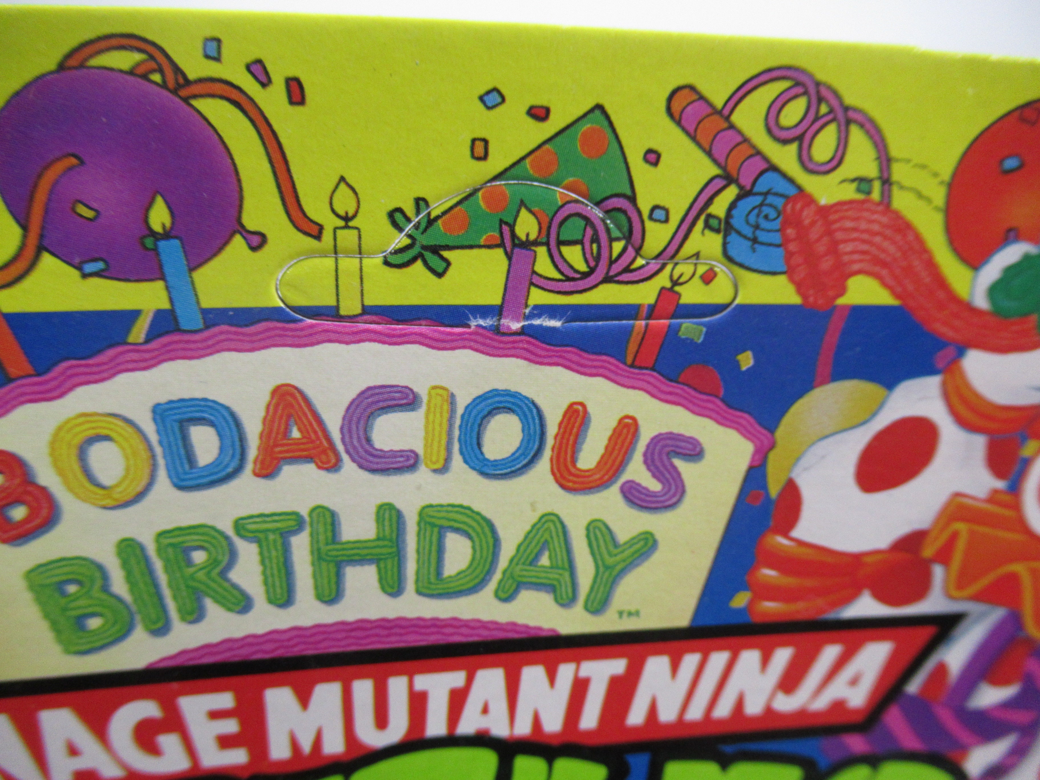 Teenage Mutant Ninja Turtles Crazy Clowin' Mike Bodacious Birthday 4.5