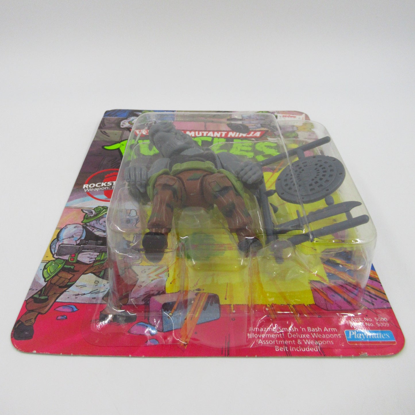 TMNT Rocksteady 4.5" Figure Teenage Mutant Ninja Turtles - Playmates (1990)