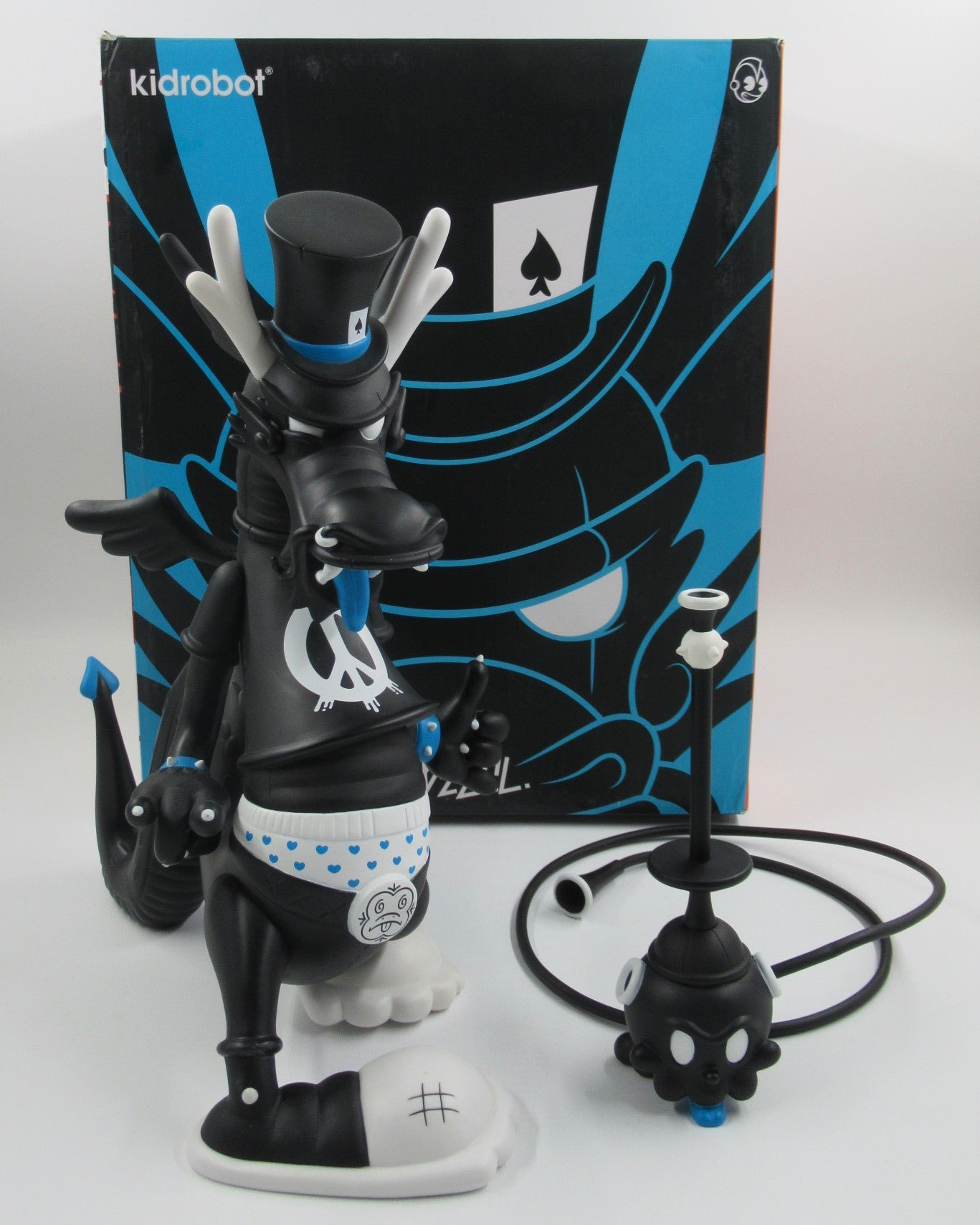 DWEEZIL Blue Dragon Vinyl Figure - Kidrobot (2012) Kronk Limited Edition Designer Art Toy