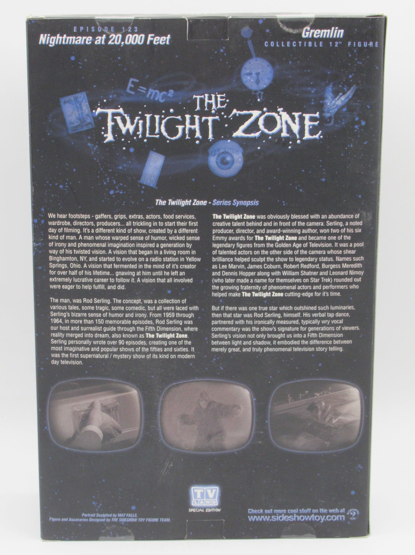 THE TWILIGHT ZONE Gremlin Special Edition 12" Figure - Sideshow Toy (2002) TV Land Collectible