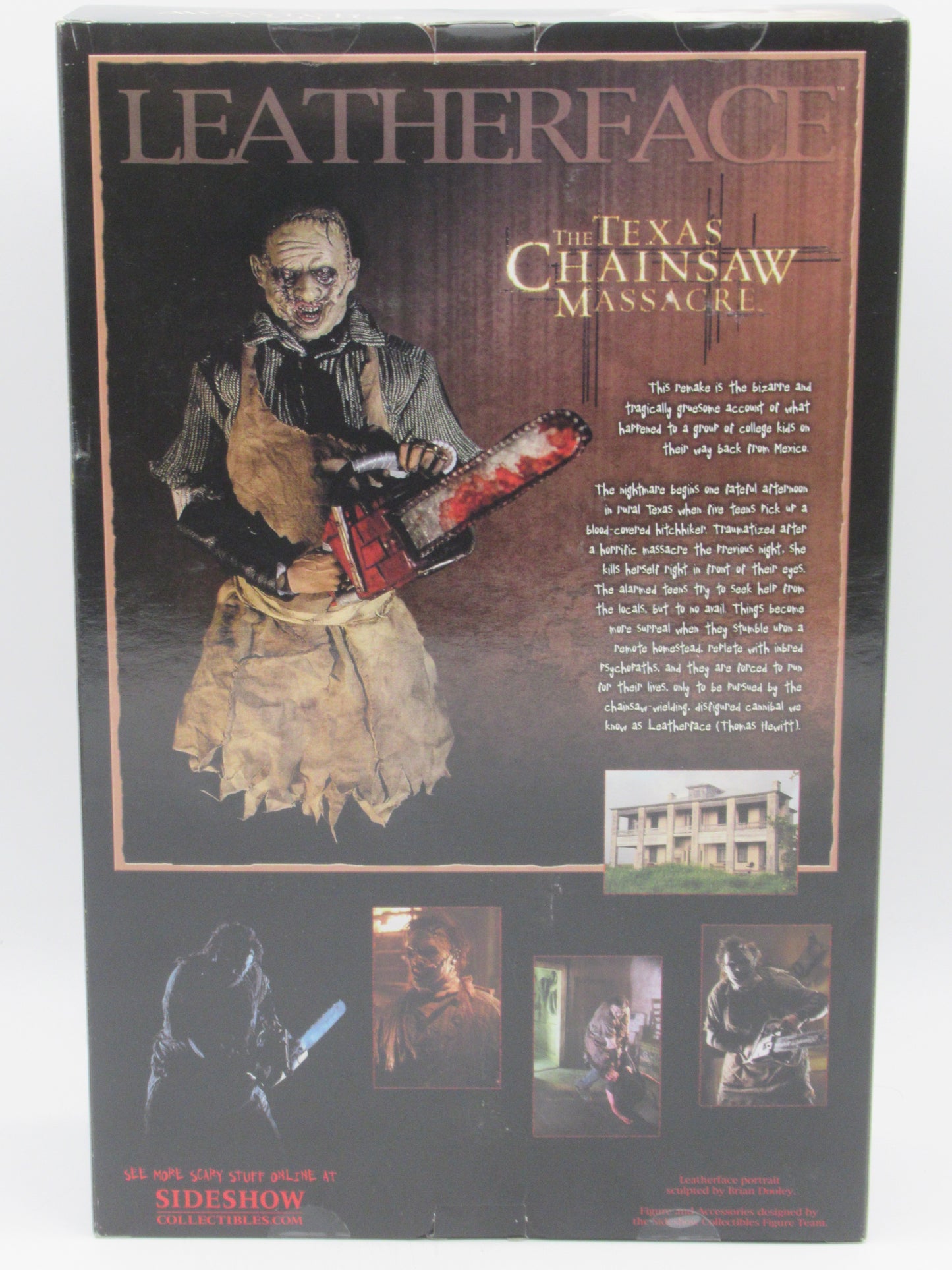 THE TEXAS CHAINSAW MASSACRE Leatherface 12" Figure - Sideshow Collectibles (2003) Horror Collectible