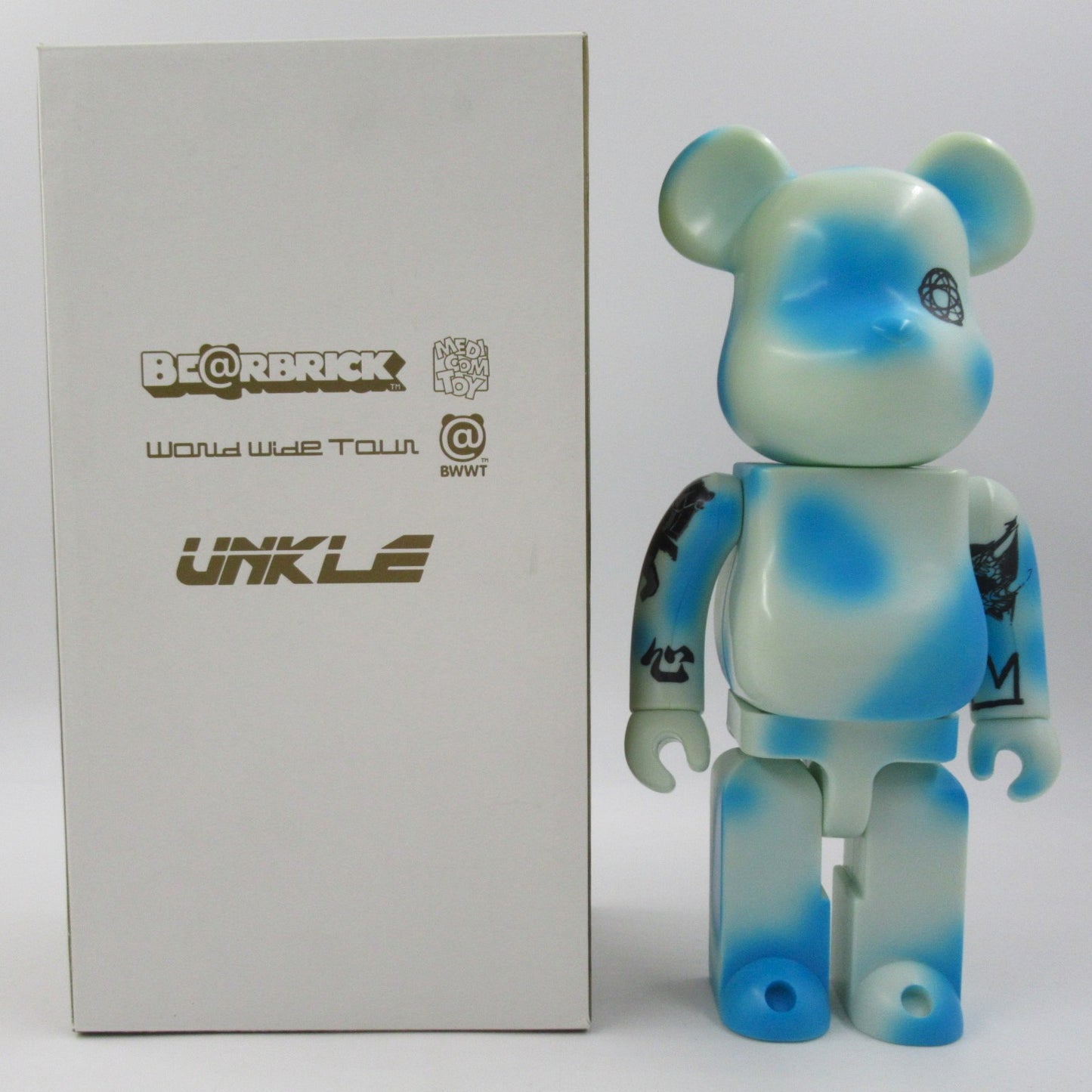 BEARBRICK x Unkle BWWT 400% Figure - Medicom Toy (2004) Be@rbrick Art Toy