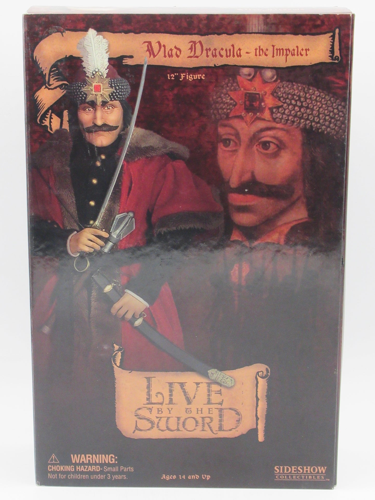 VLAD DRACULA The Impaler 12" Figure - Sideshow Collectibles (2004) Live by the Sword