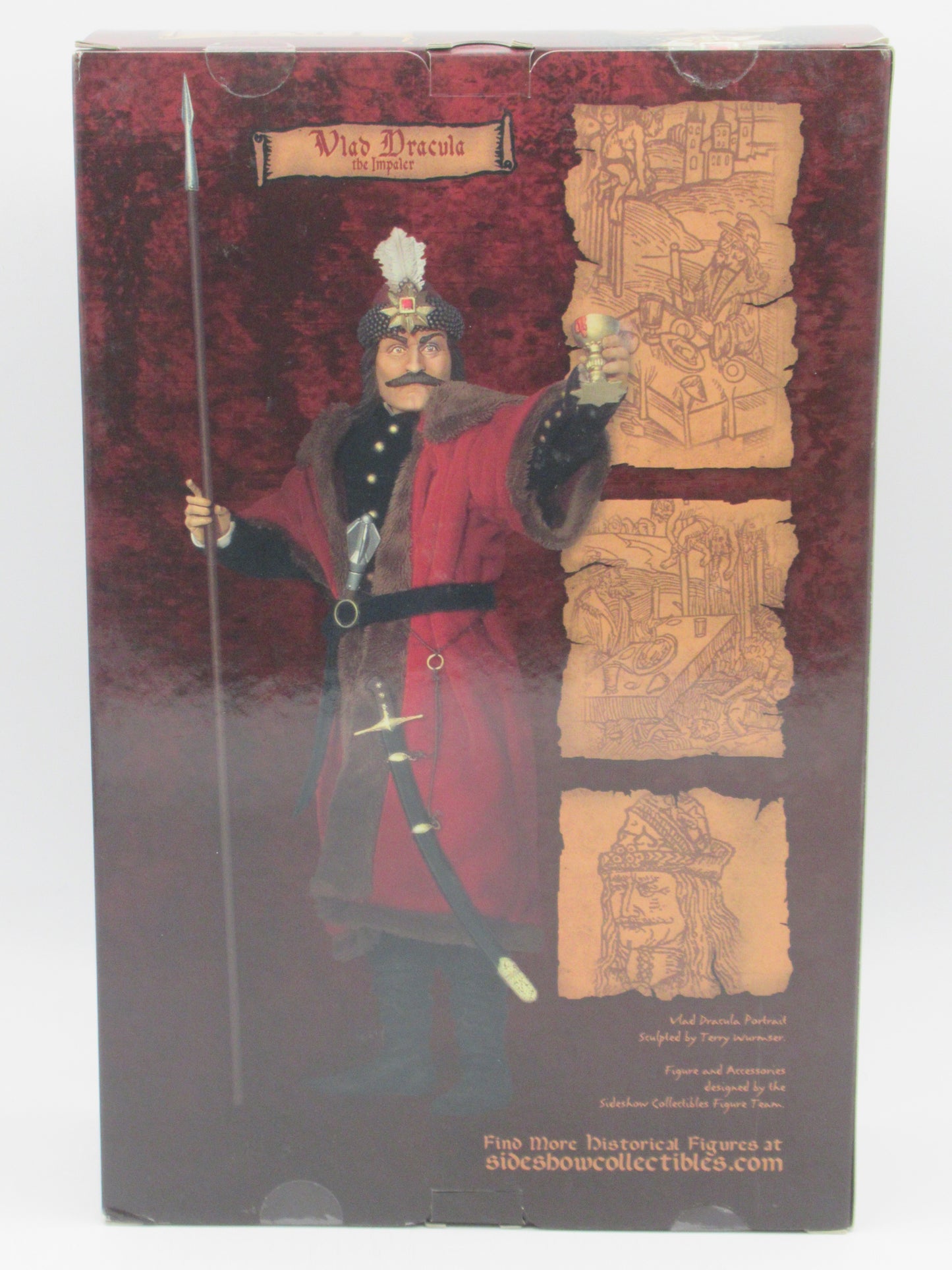 VLAD DRACULA The Impaler 12" Figure - Sideshow Collectibles (2004) Live by the Sword