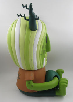 VAN ORLAX 18" Green Vinyl Figure - Pete Fowler x Playbeast (2008) Limited Edition Designer Art Toy