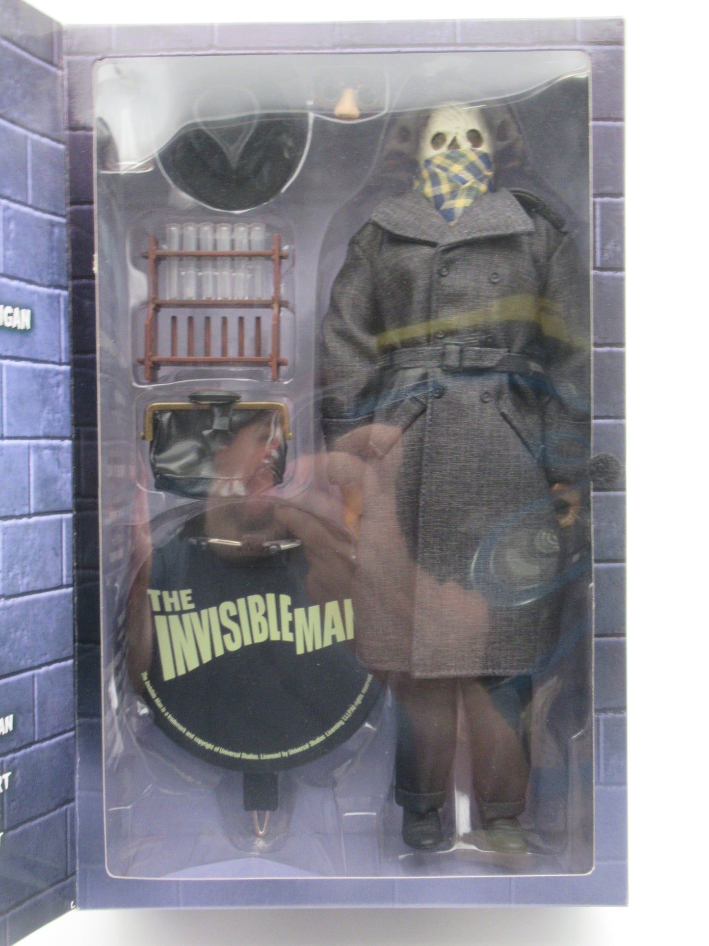 THE INVISIBLE MAN Claude Rains 12" Figure - Sideshow Collectibles (2004) Universal Monsters