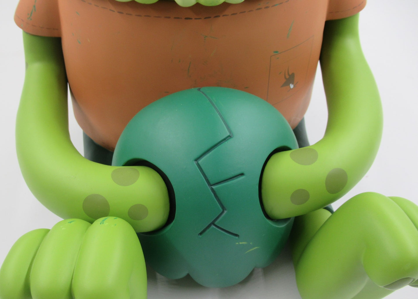 VAN ORLAX 18" Green Vinyl Figure - Pete Fowler x Playbeast (2008) Limited Edition Designer Art Toy