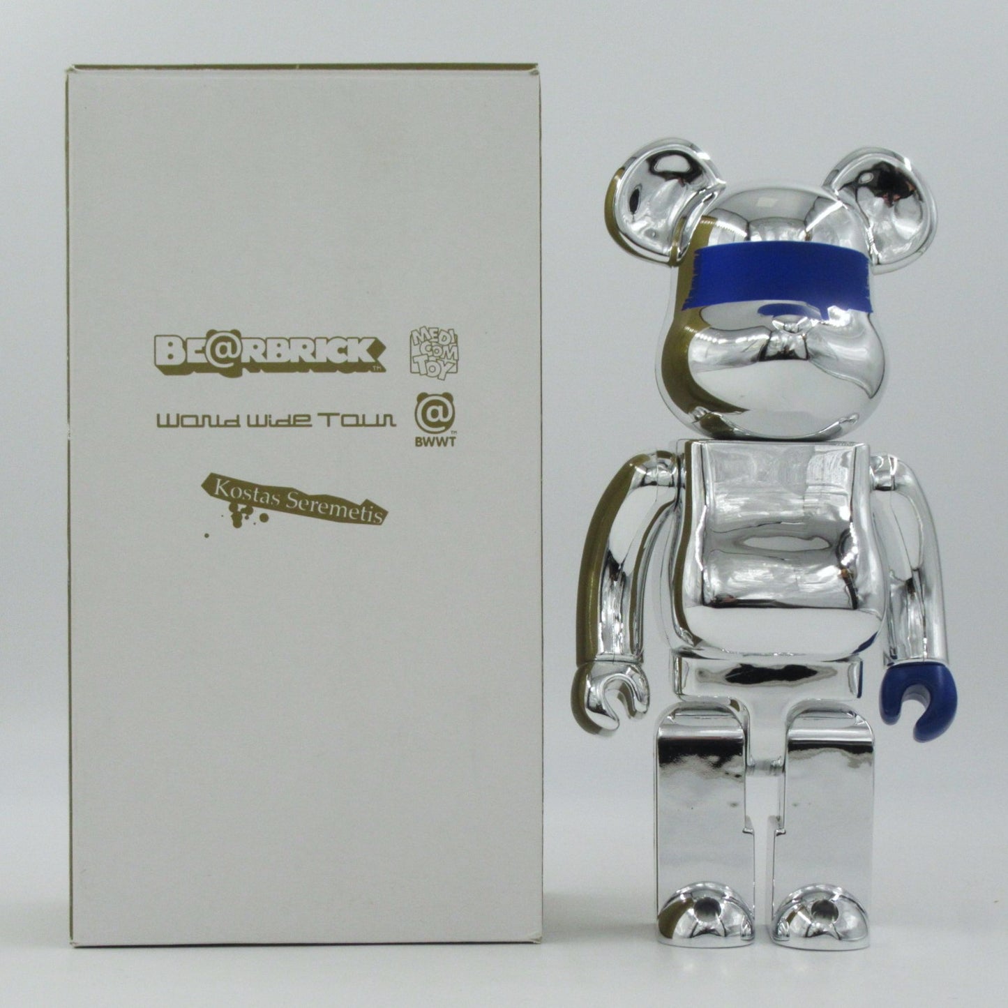 BEARBRICK Kostas Seremetis BWWT 400% - Medicom Toy (2004) Be@rbrick Art Toy