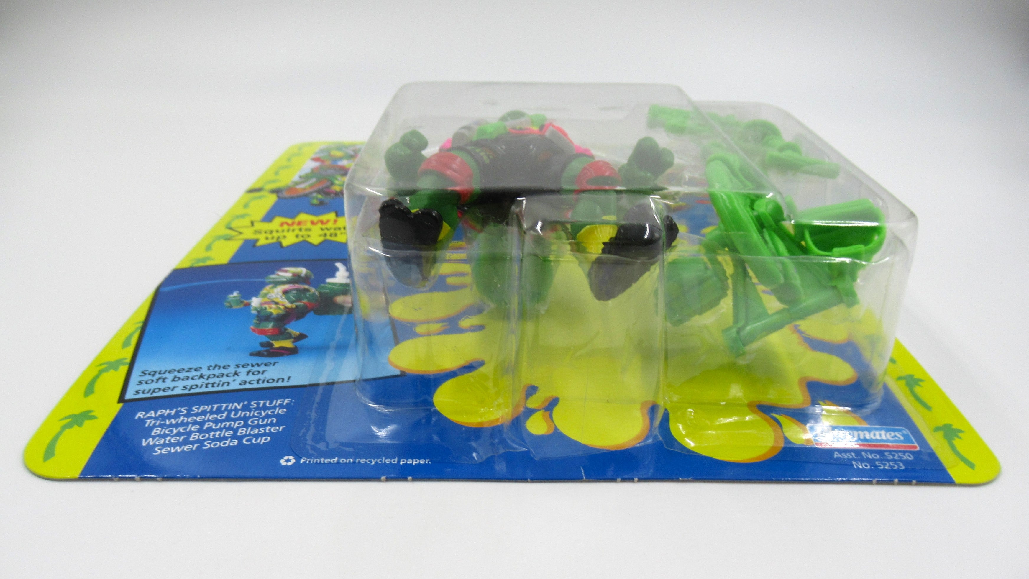 Teenage Mutant Ninja Turtles Sewer Spitting Turtles Set of 4 Figures TMNTs - Playmates (1992)