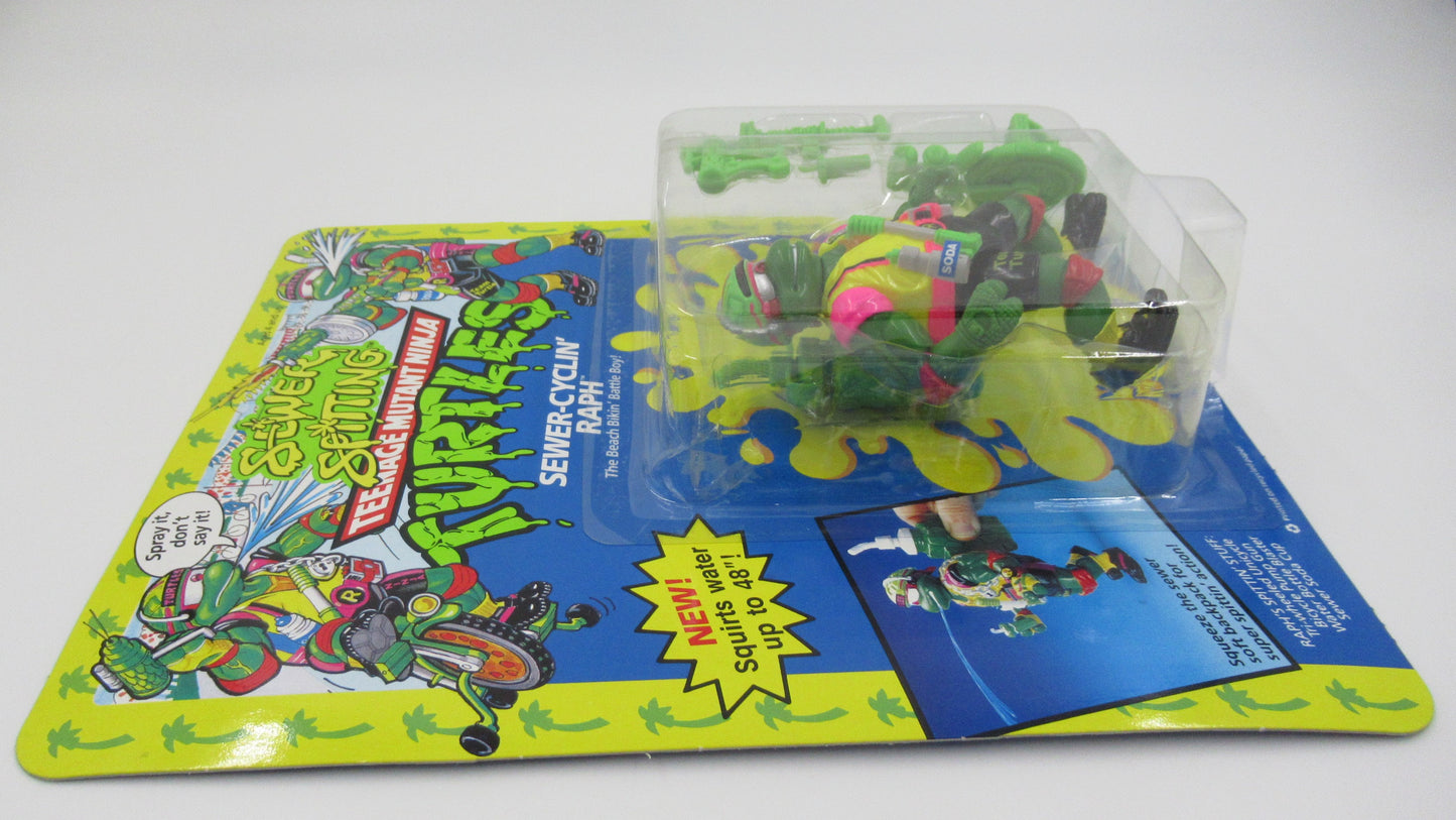 TMNT Sewer Spitting Turtles Set of 4 Figures Teenage Mutant Ninja Turtles - Playmates (1992)