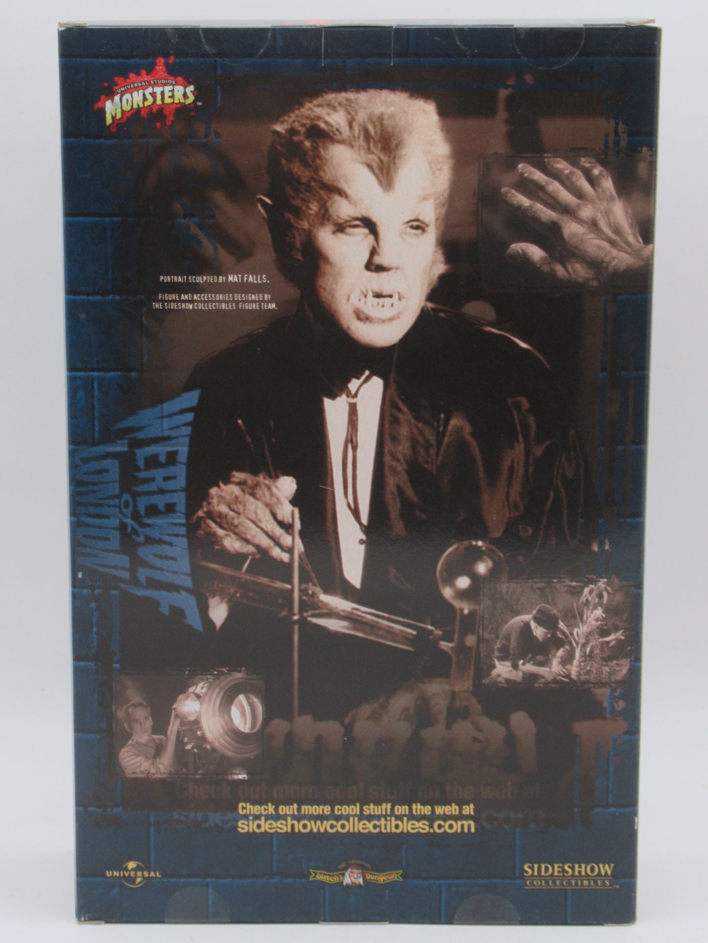 WEREWOLF OF LONDON Henry Hull 12" Figure - Sideshow Collectibles (2003) Universal Monsters