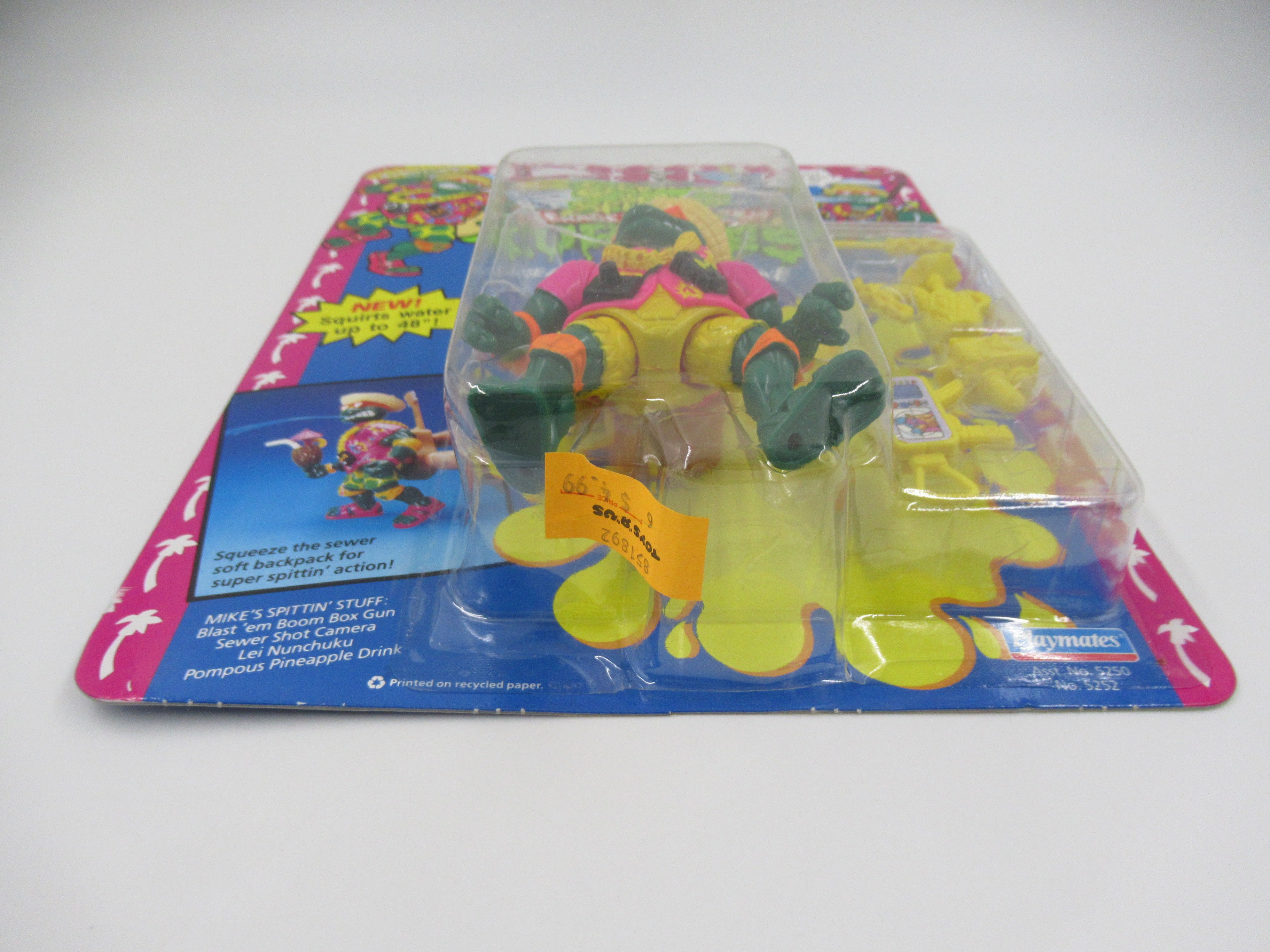 Teenage Mutant Ninja Turtles Sewer Spitting Turtles Set of 4 Figures TMNTs - Playmates (1992)