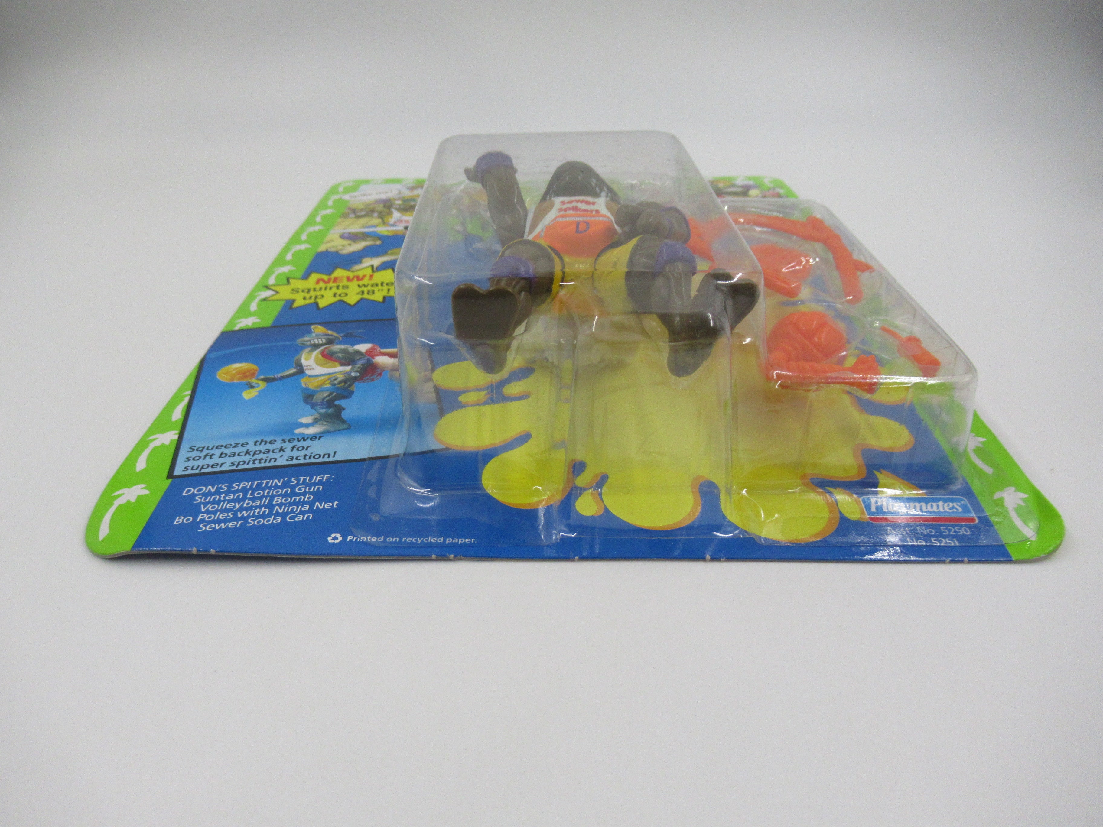 Teenage Mutant Ninja Turtles Sewer Spitting Turtles Set of 4 Figures TMNTs - Playmates (1992)